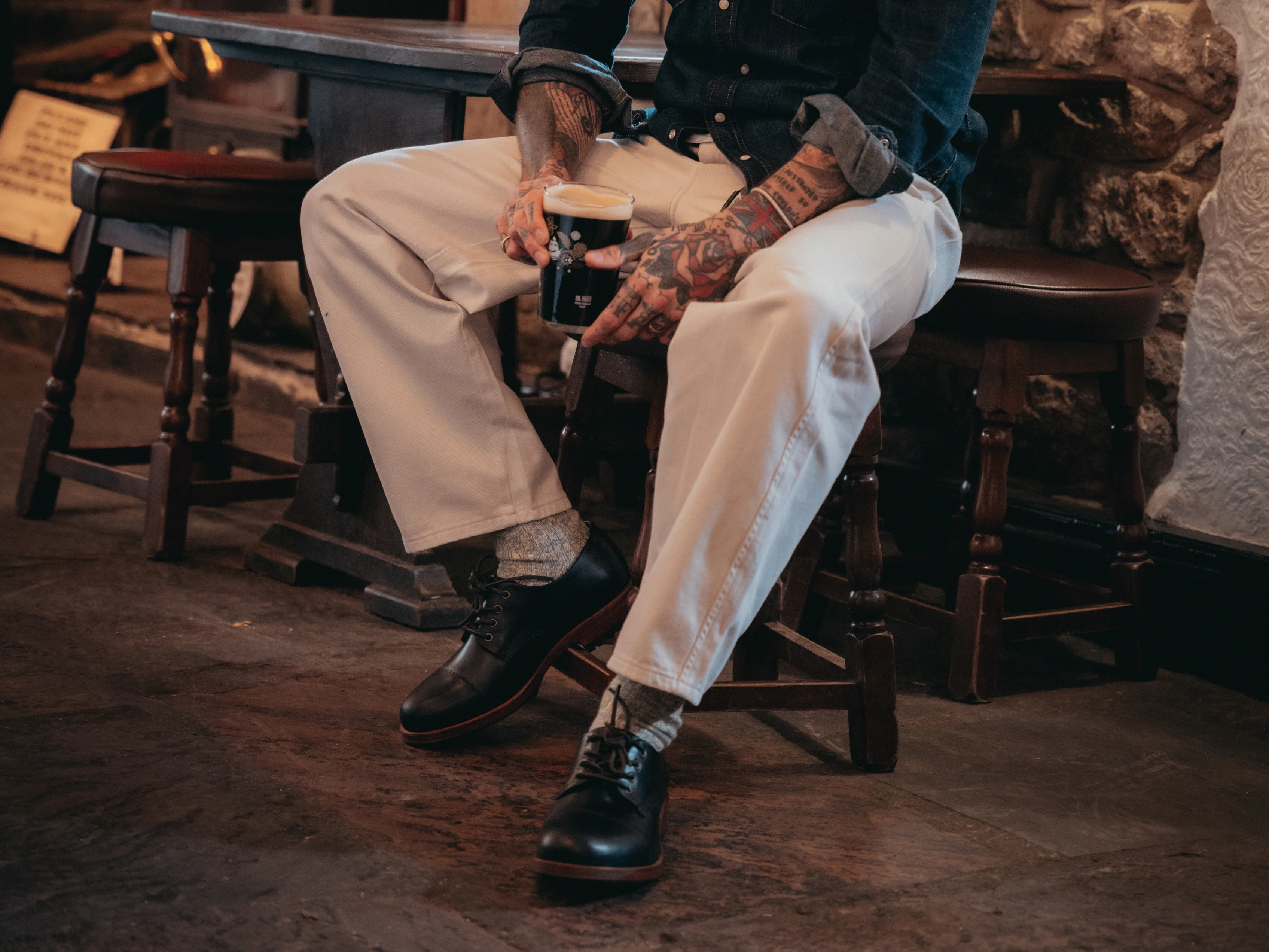 The CASTLETON Shoe - Horween Naturtal Leather - Image 5